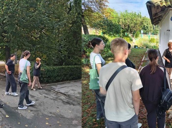 ПЕРШОКУРСНИКИ СПЕЦІАЛЬНОСТІ G13 «ХАРЧОВІ ТЕХНОЛОГІЇ» НА ОЗНАЙОМЧІЙ ЕКСКУРСІЇ ТЕРИТОРІЄЮ УНІВЕРСИТЕТУ ТА УМАНСЬКОЇ МЕТЕОСТАНЦІЇ